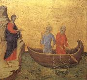unknow artist Duccio, Jesus call larjungarna Peter and Andreas Spain oil painting artist